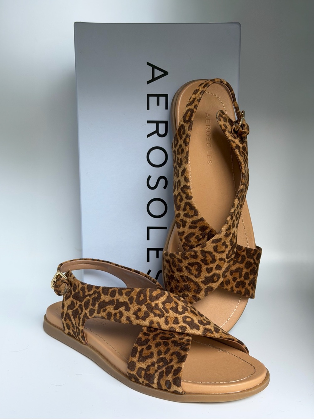 Aerosoles Cele Leopard Print Sandals | Size 9 | NWT